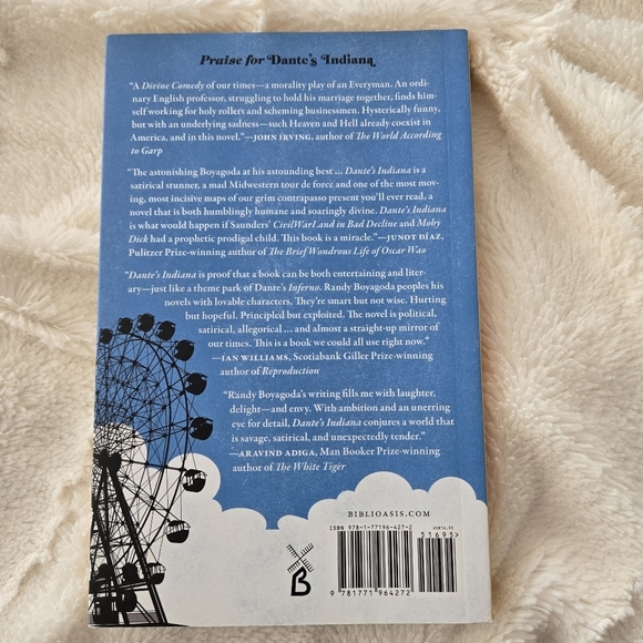 💙3/$25💙Dante's Indiana by Randy Boyagoda‎ Softcover Novel - Picture 2 of 4